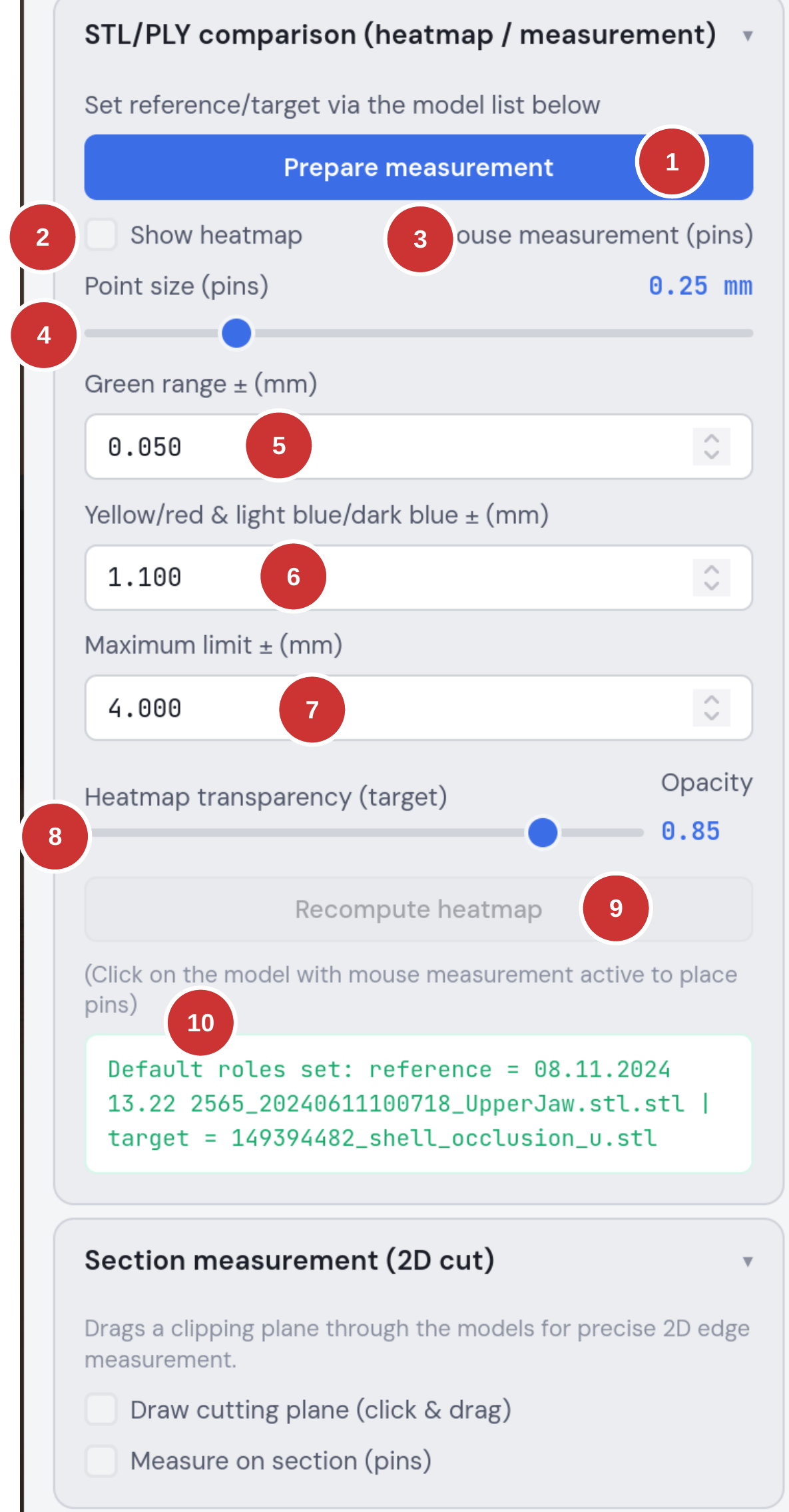 Fig. 3: Comparison settings